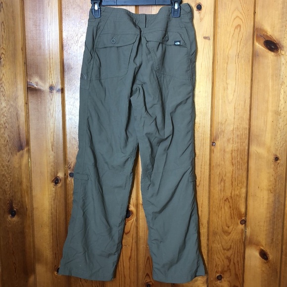 The north face green outdoor tactical pants rugged pants comfy 2 regular fit​ - Picture 7 of 8